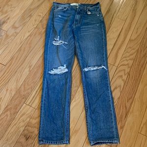 Reformation Julia High Cigarette wash Antigua